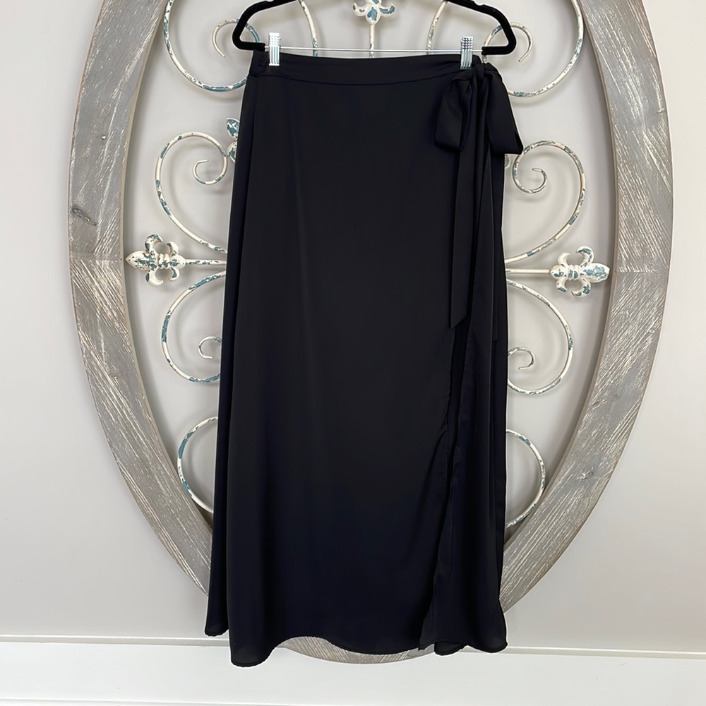 wrap skirt w/ trousers